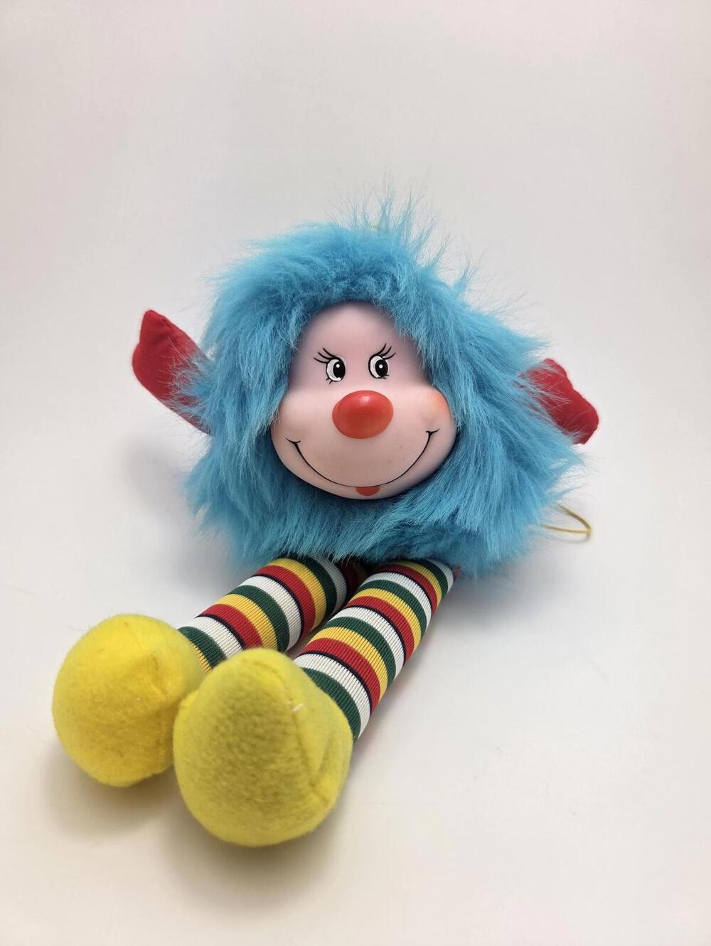 Vintage 1982 Rainbow Brite Blue Sprite Plush Toy (6 inch)